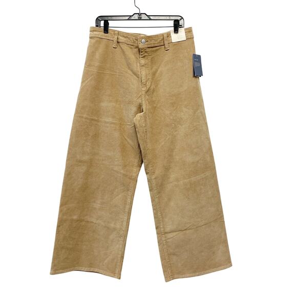 Universal Thread Women's High Rise Sailor Wide Leg Ankle Jeans Light Brown 12R - Picture 2 of 7